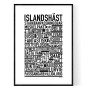 Islandshäst Poster