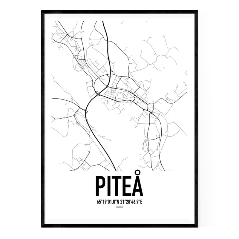 Piteå Karta