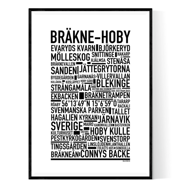 Bräkne-Hoby Poster