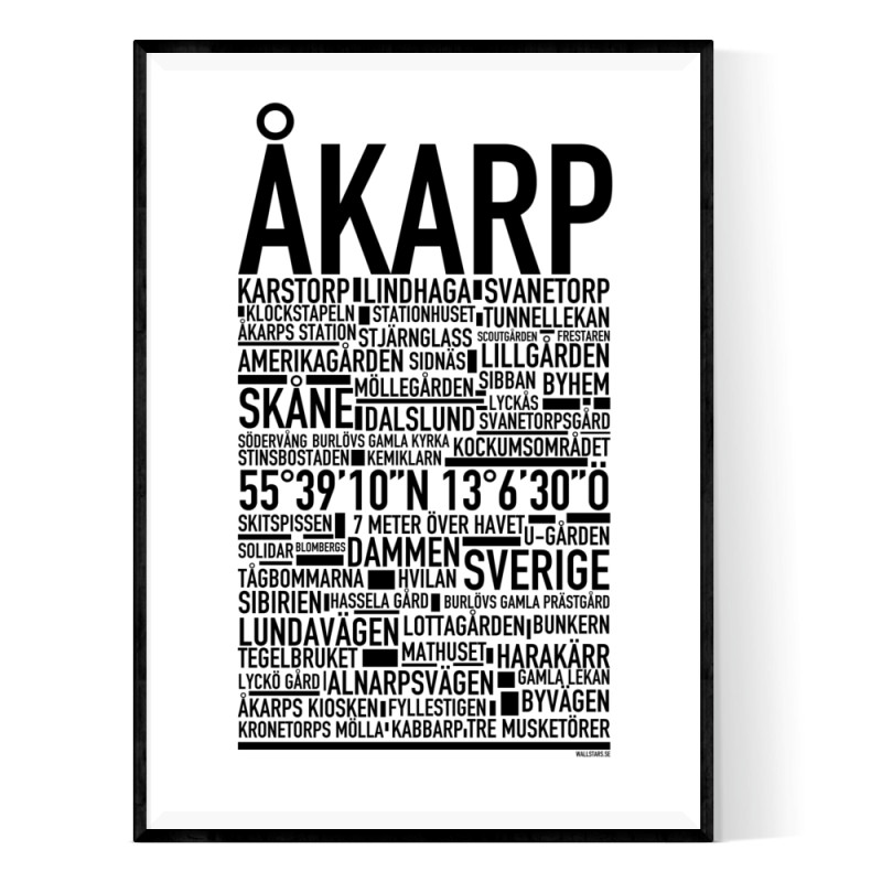 Åkarp Poster