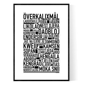 Överkalixmål Poster
