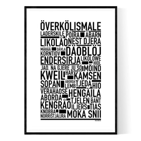 Överkölismale Poster