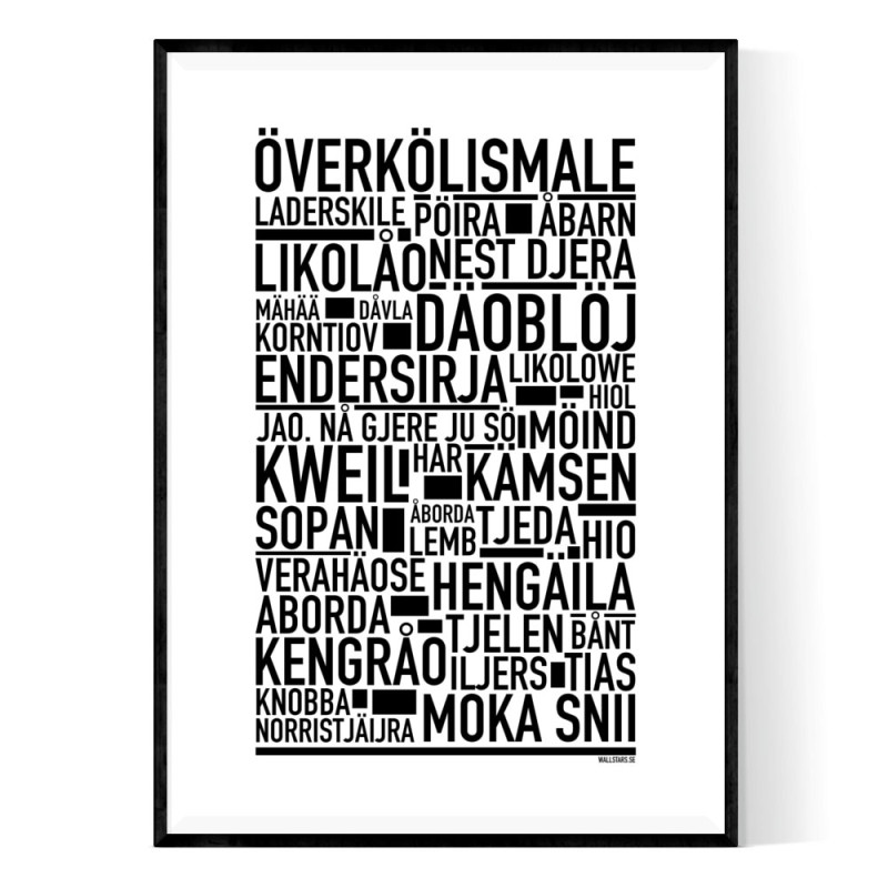 Överkölismale Poster