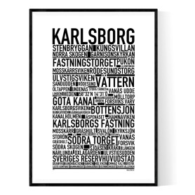 Karlsborg Poster