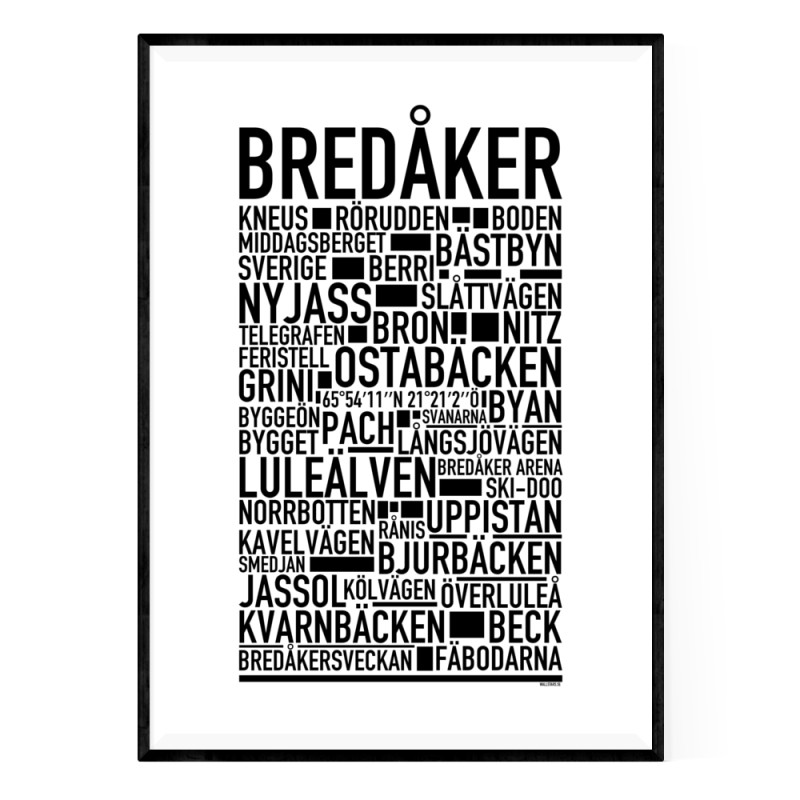 Bredåker Poster