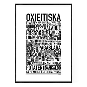 Oxieitiska Poster
