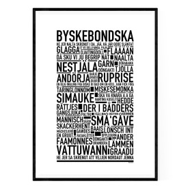 Byskebondska Poster