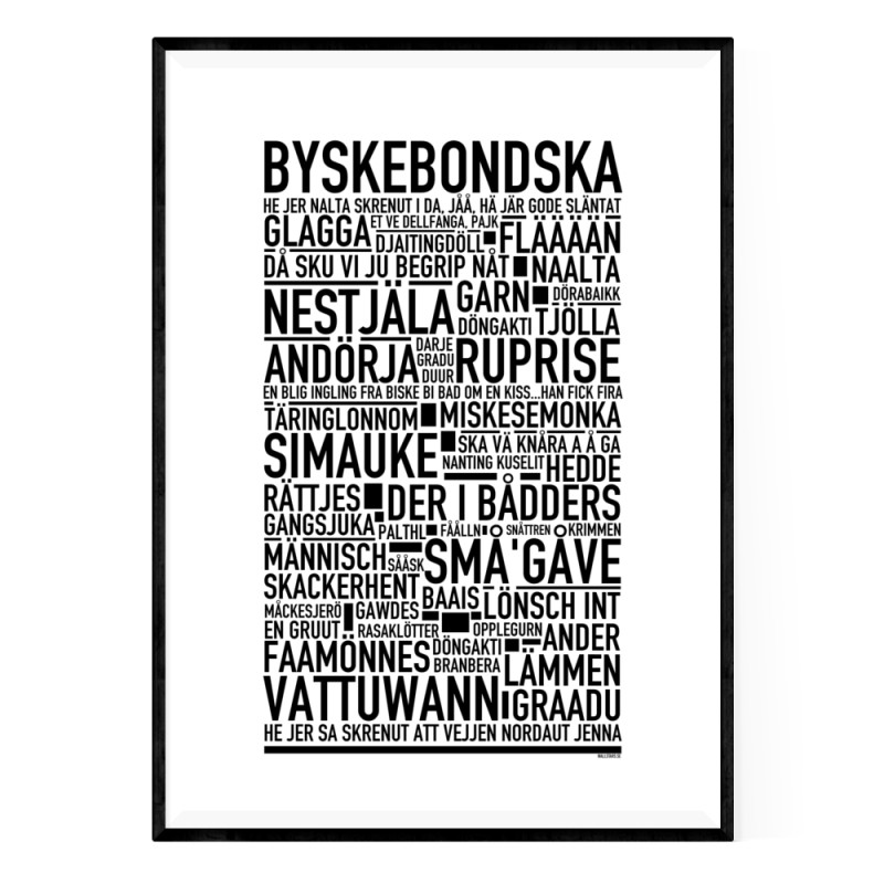Byskebondska Poster