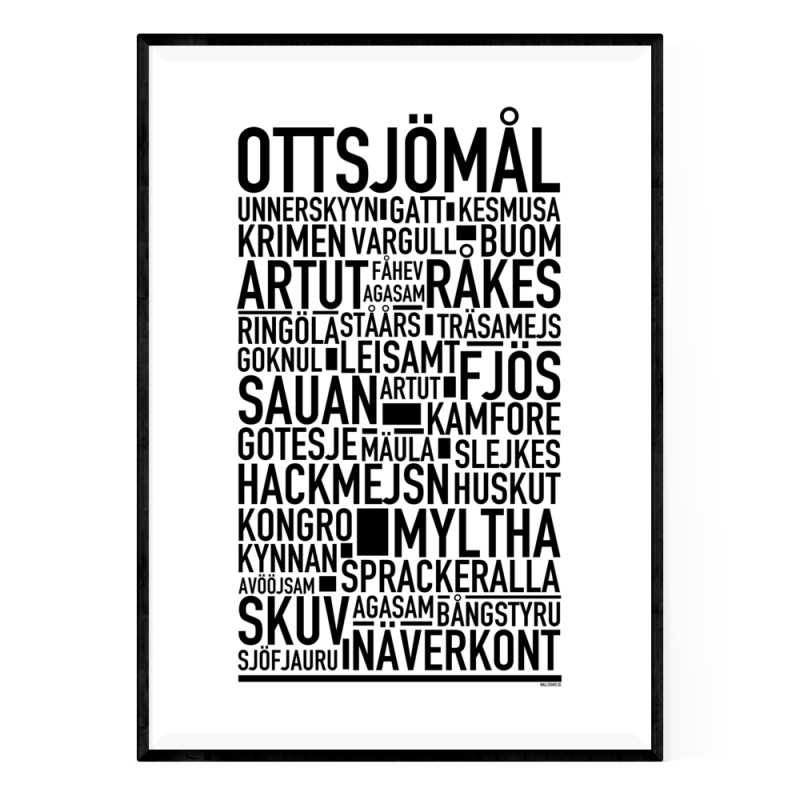Ottsjömål Poster
