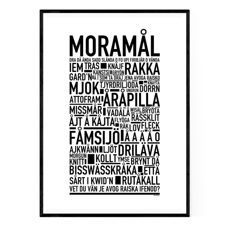 Moramål Poster