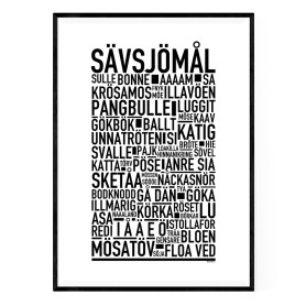 Sävsjömål Poster
