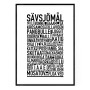 Sävsjömål Poster