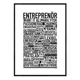 Entreprenör Poster