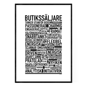 Butikssäljare Poster