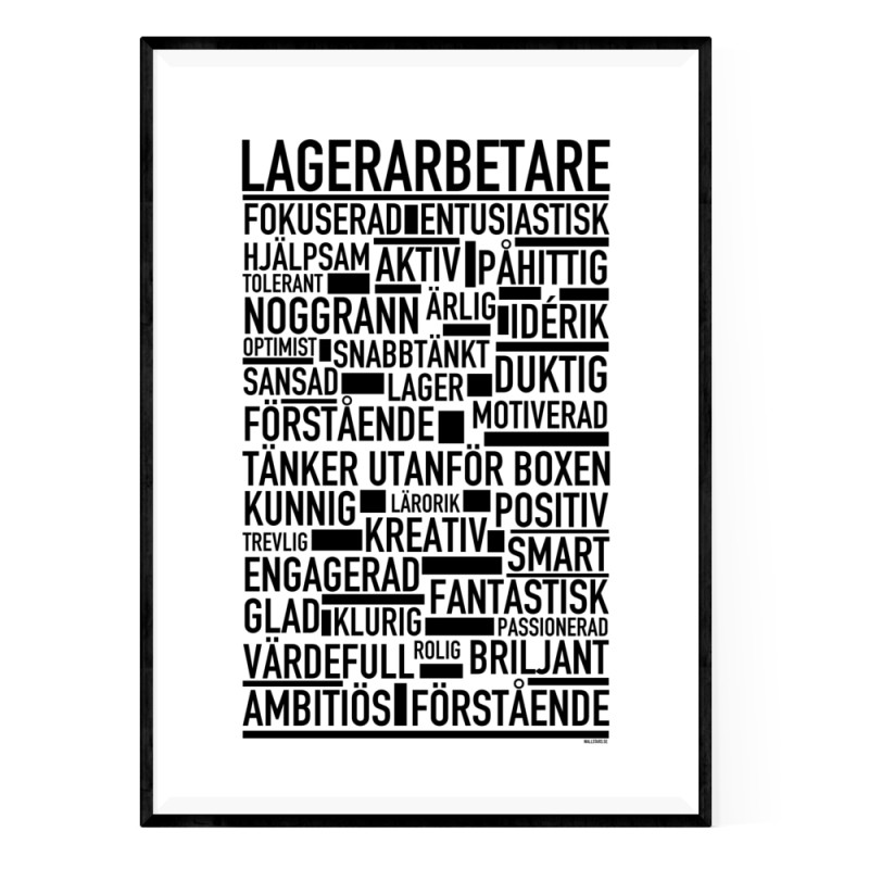Lagerarbetare Poster
