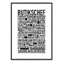 Butikschef Poster