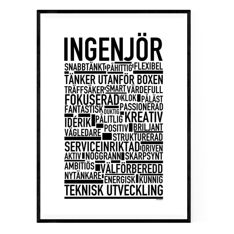 Ingenjör Poster