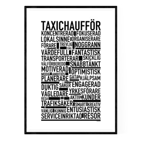 Taxichaufför Poster