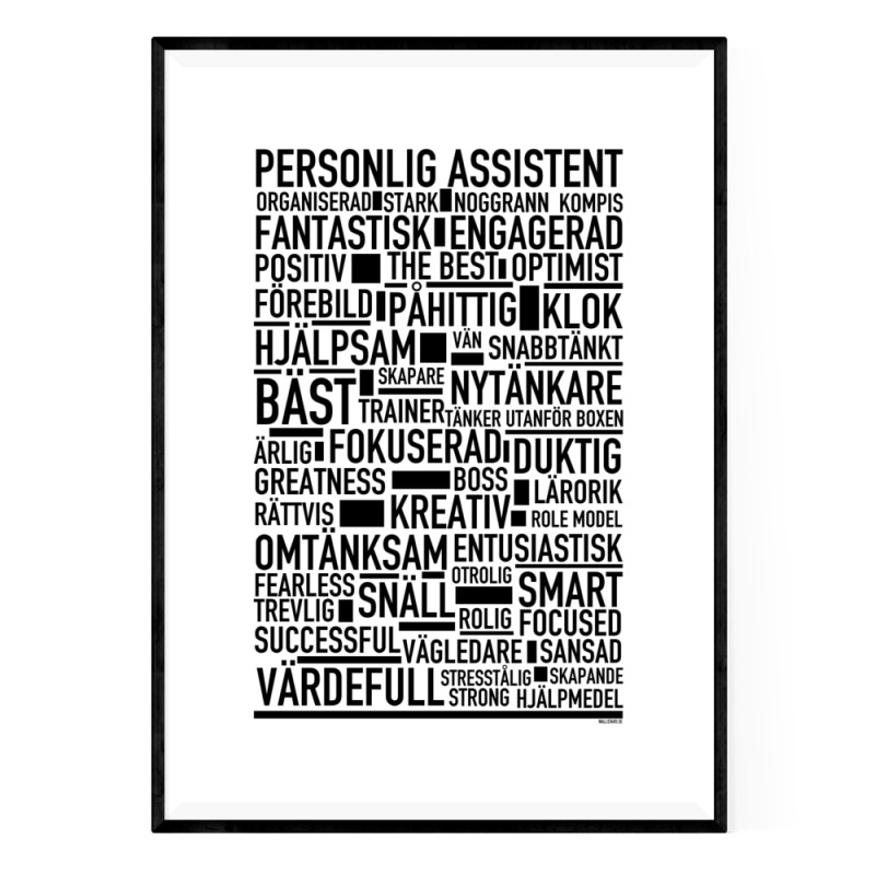 Personlig Assistent Poster