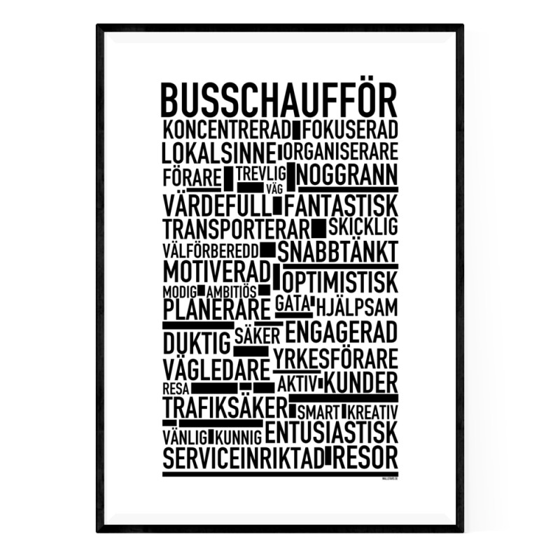 Busschaufför Poster