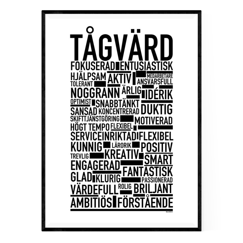 Tågvärd Poster