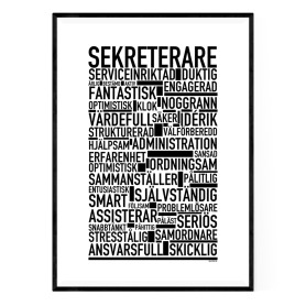 Sekreterare Poster
