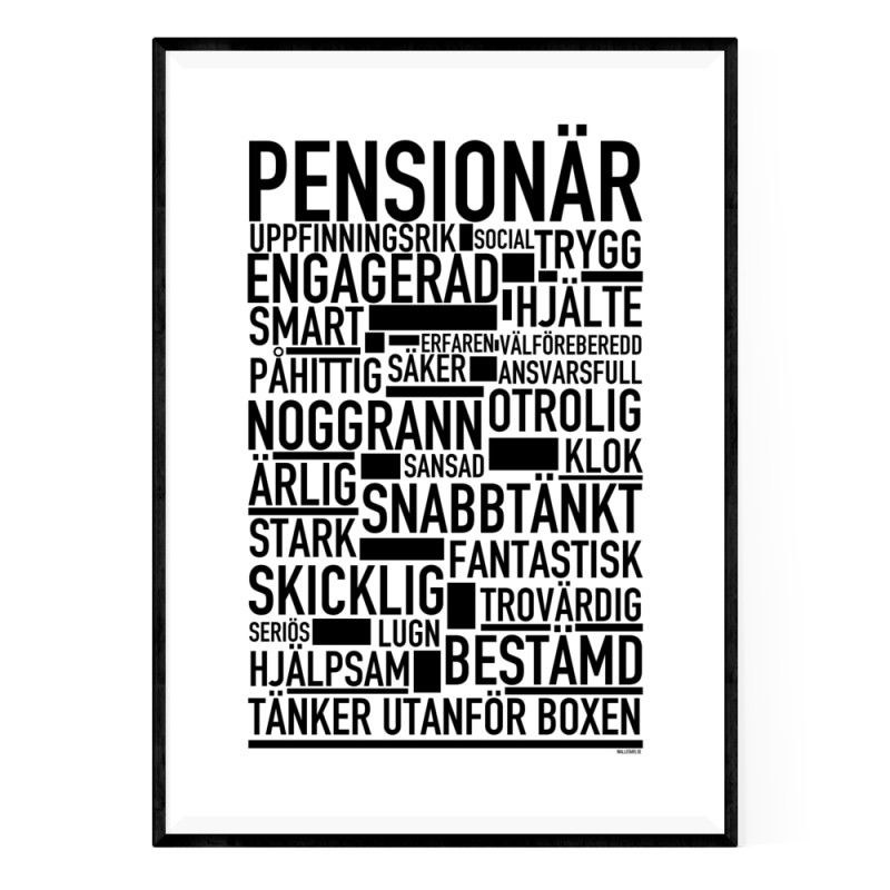 Pensionär Poster
