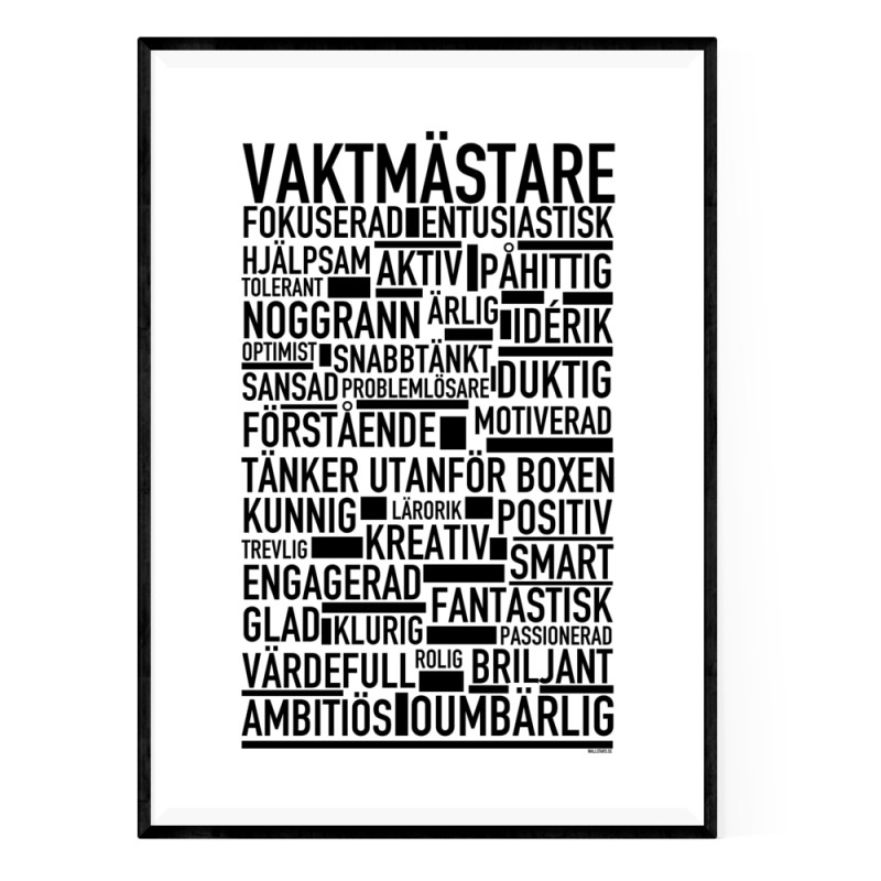 Vaktmästare Poster
