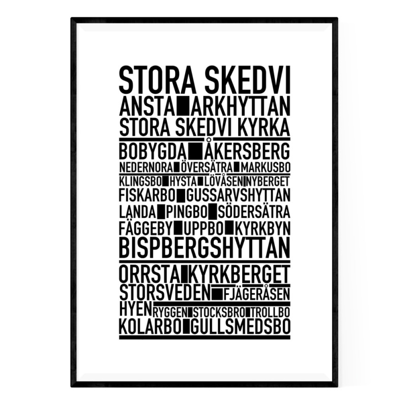 Stora Skedvi Poster