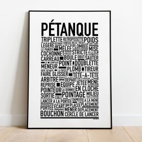 Pétanque Poster