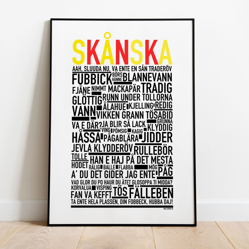 Skånska Färg Poster
