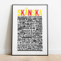 Skånska Färg Poster