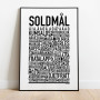 Soldmål Poster