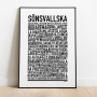 Sönsvallska (Sundsvallska) Poster