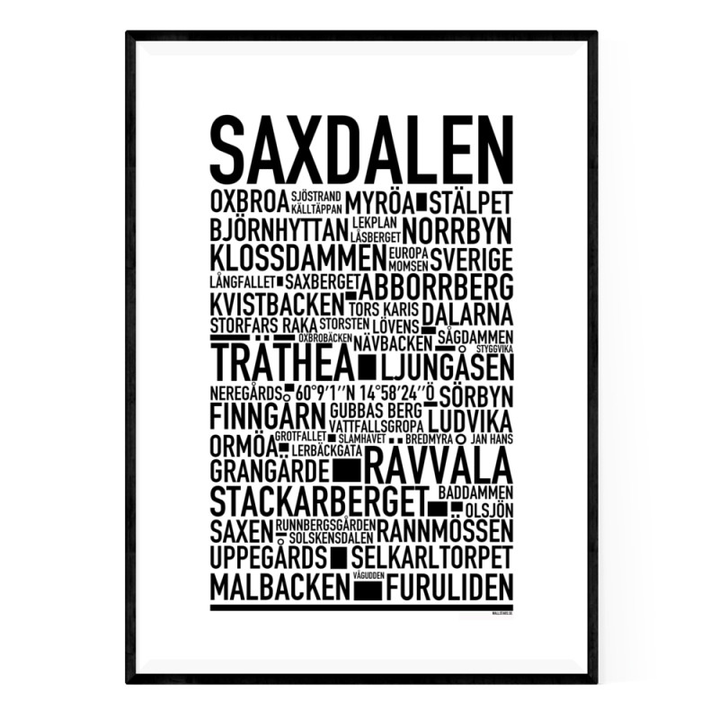 Saxdalen Poster