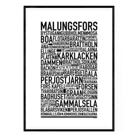 Malungsfors Poster