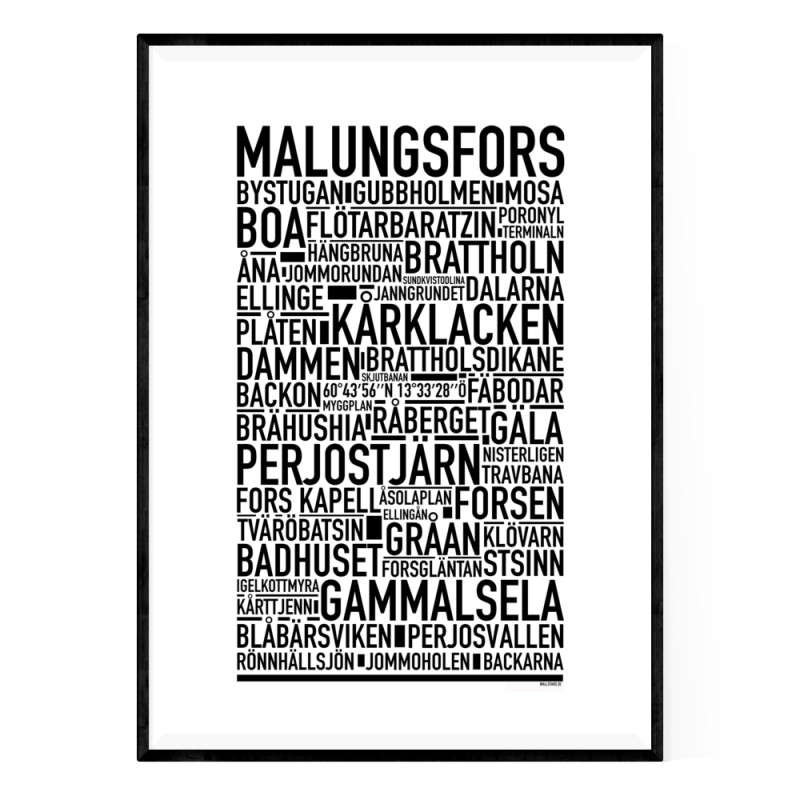 Malungsfors Poster