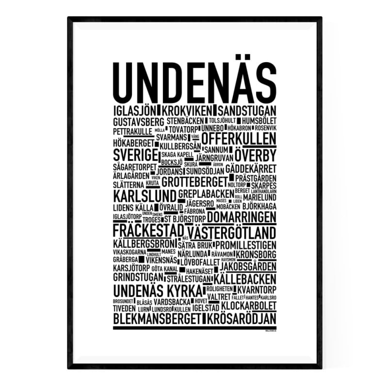 Undenäs Poster