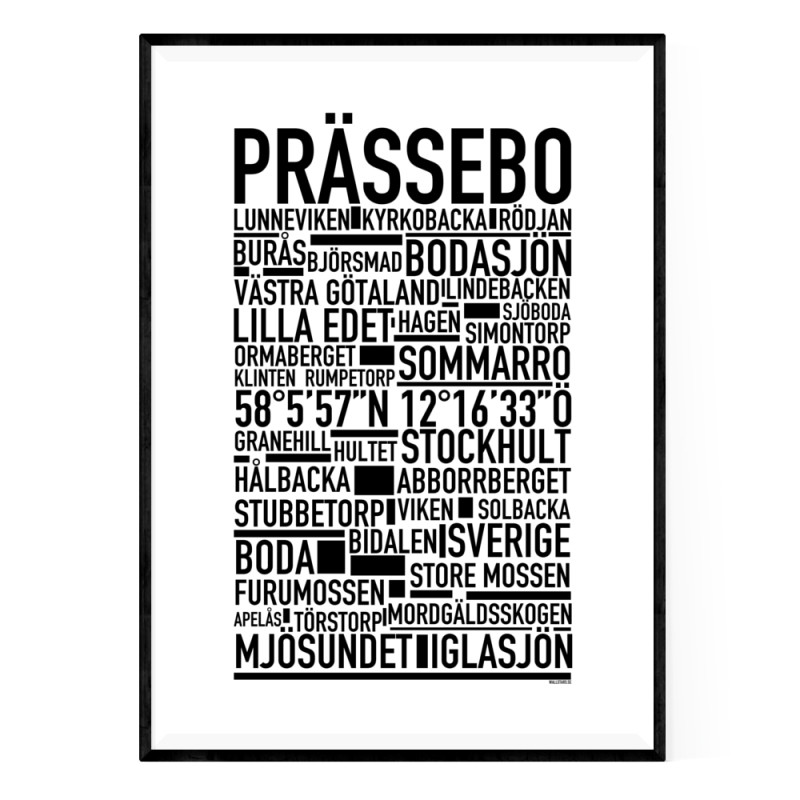 Prässebo Poster