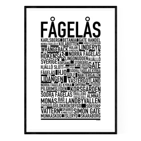 Fågelås Poster