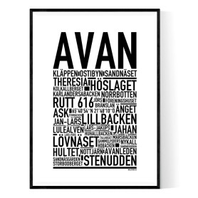 Avan Poster