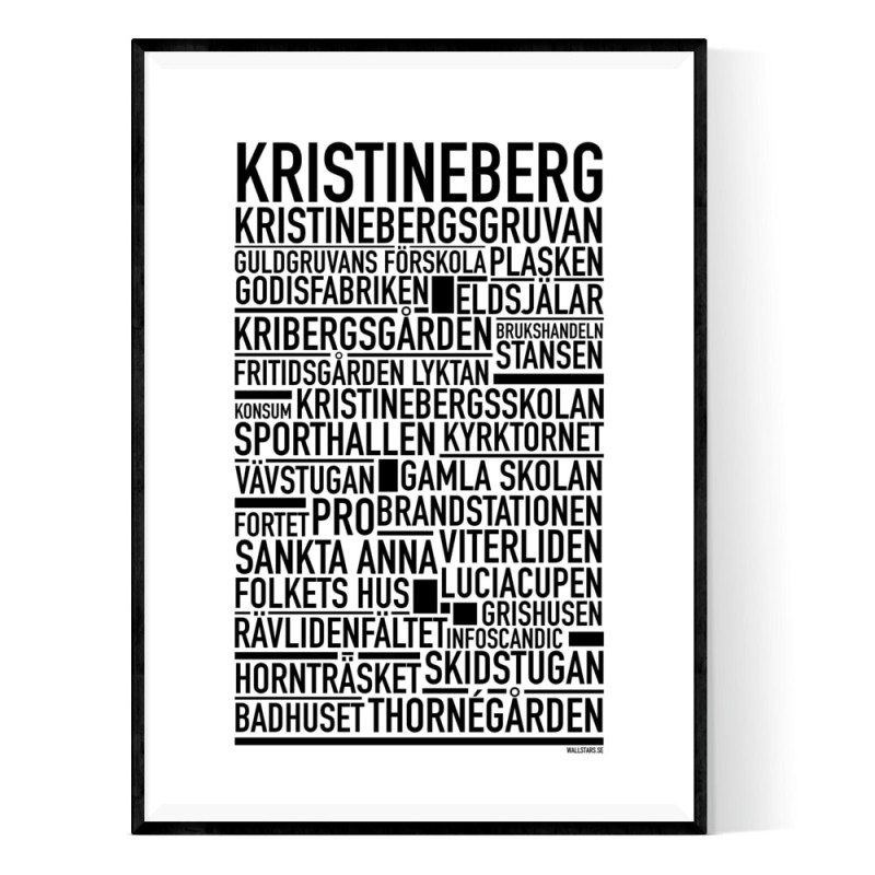 Kristineberg Lappland Poster