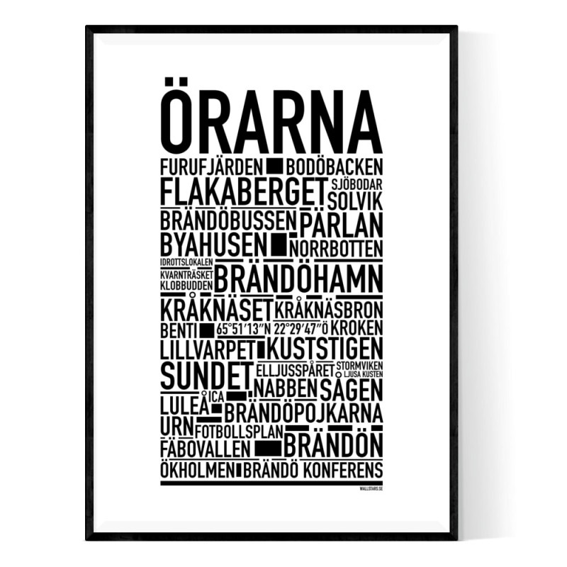 Örarna Poster