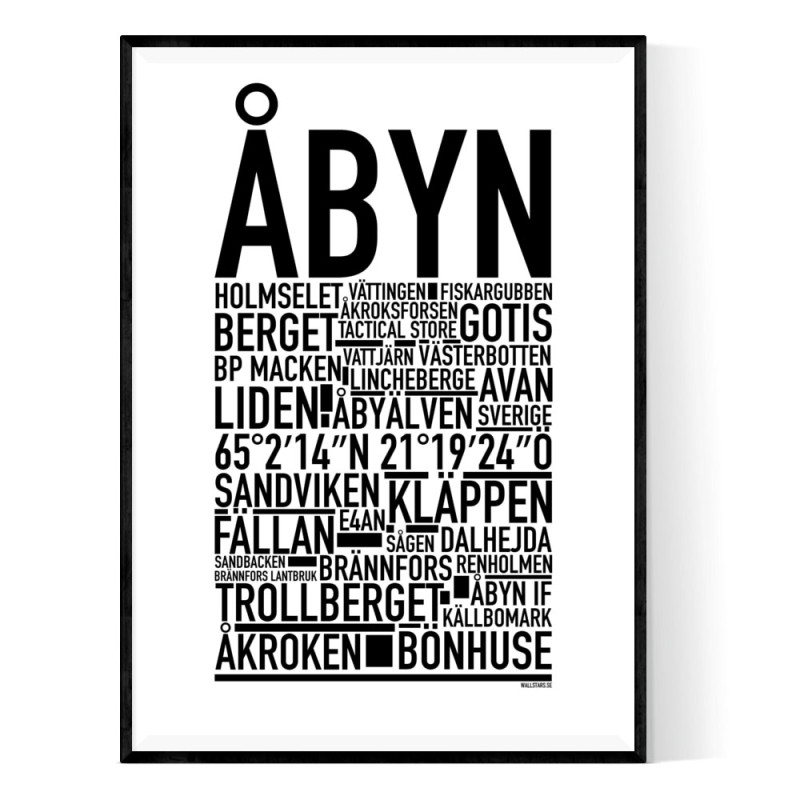 Åbyn Poster