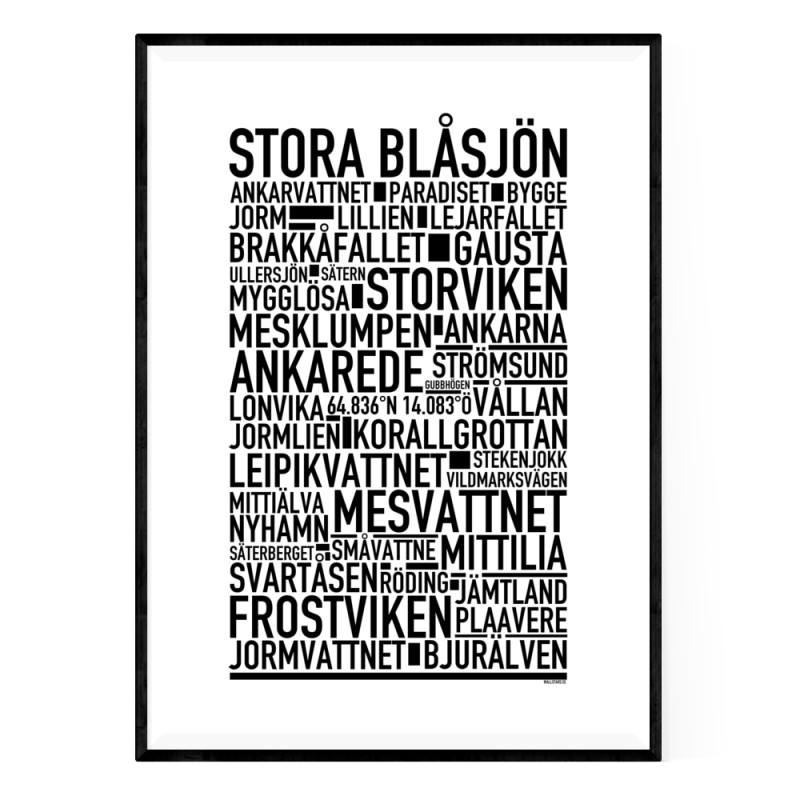 Stora Blåsjön Poster