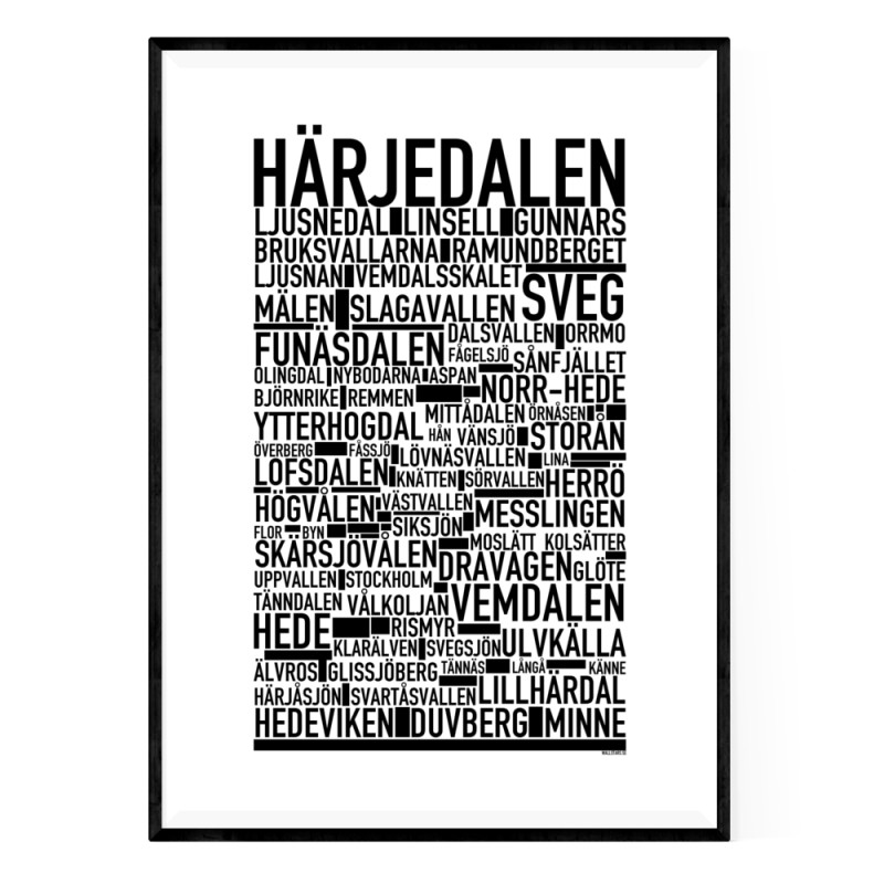Härjedalen Poster