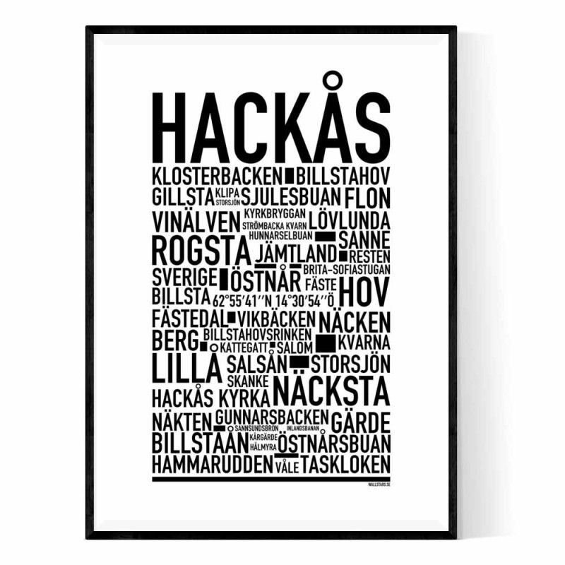 Hackås Poster