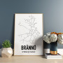 Brännö Karta Poster