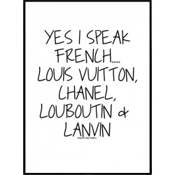 Speak French Poster