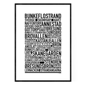Bunkeflostrand Poster